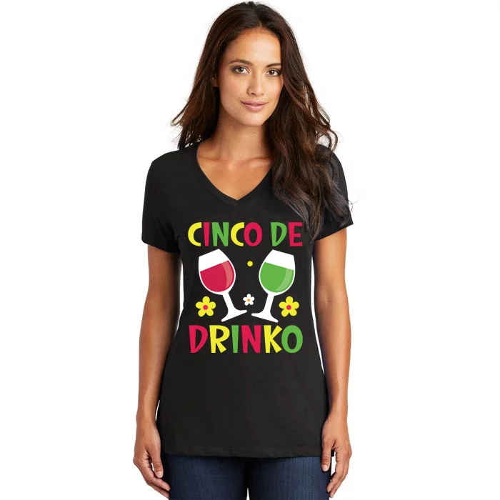 Cinco De Drinko T Women's V-Neck T-Shirt