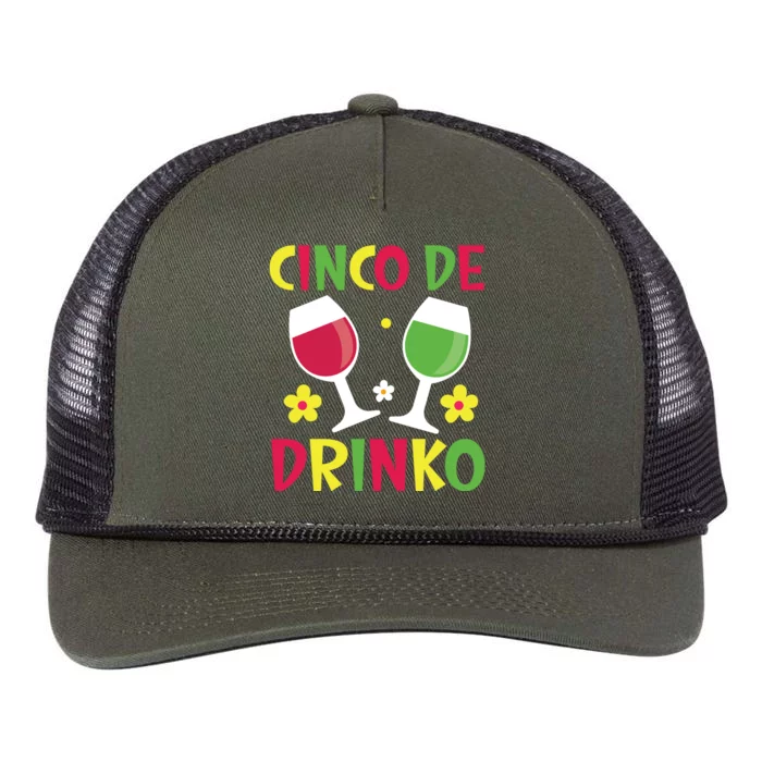 Cinco De Drinko T Retro Rope Trucker Hat Cap