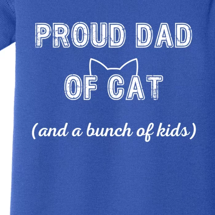 Cat Dad Dad Of Cat Proud Dad New Father Cat FatherS Day Gift Baby Bodysuit