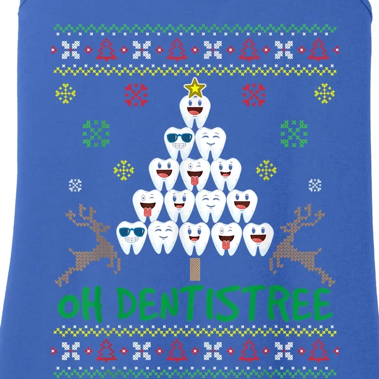 Cool Dentistree Dental Ugly Christmas Dentist Xmas Holiday Gift Ladies Essential Tank