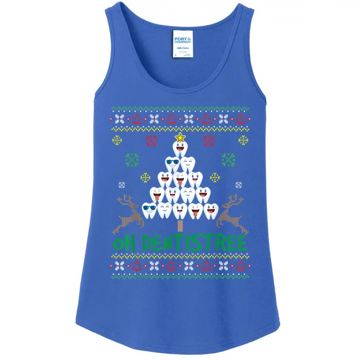 Cool Dentistree Dental Ugly Christmas Dentist Xmas Holiday Gift Ladies Essential Tank