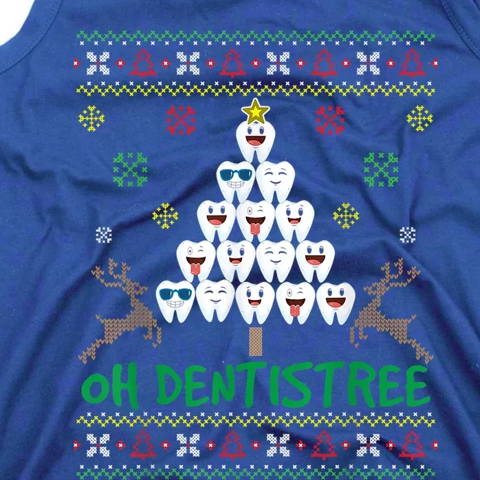 Cool Dentistree Dental Ugly Christmas Dentist Xmas Holiday Gift Tank Top