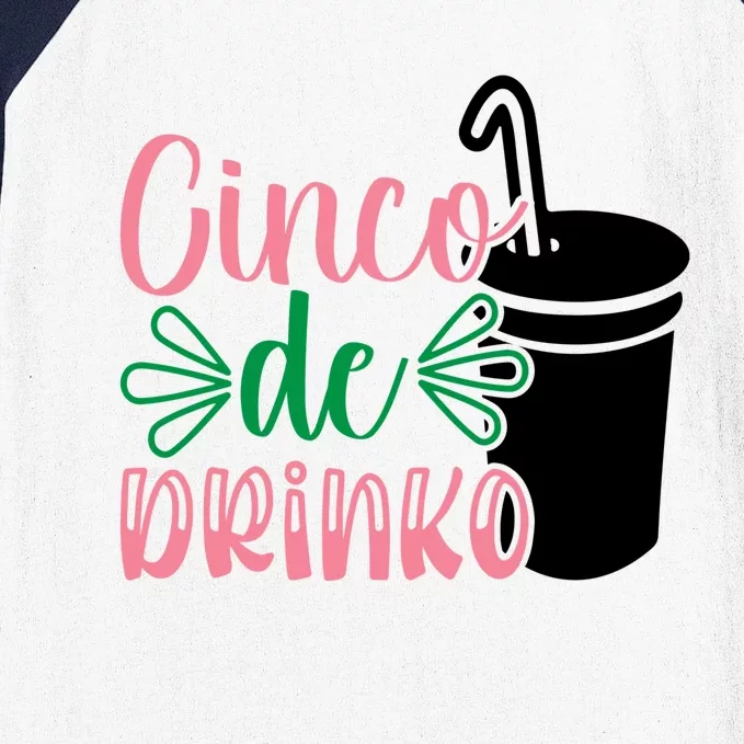 Cinco De Drinko, Cinco De Mayo Baseball Sleeve Shirt