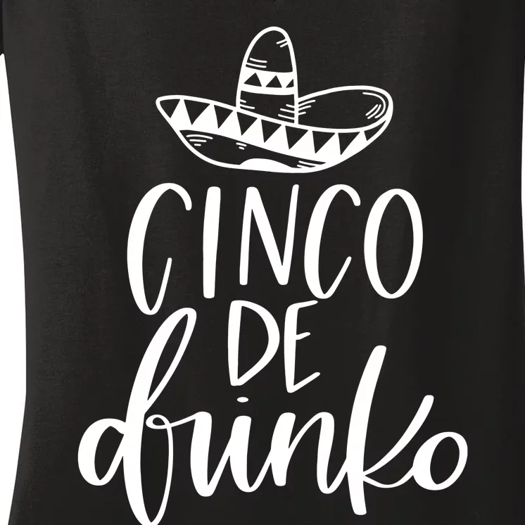 Cinco De Drinko Women's V-Neck T-Shirt