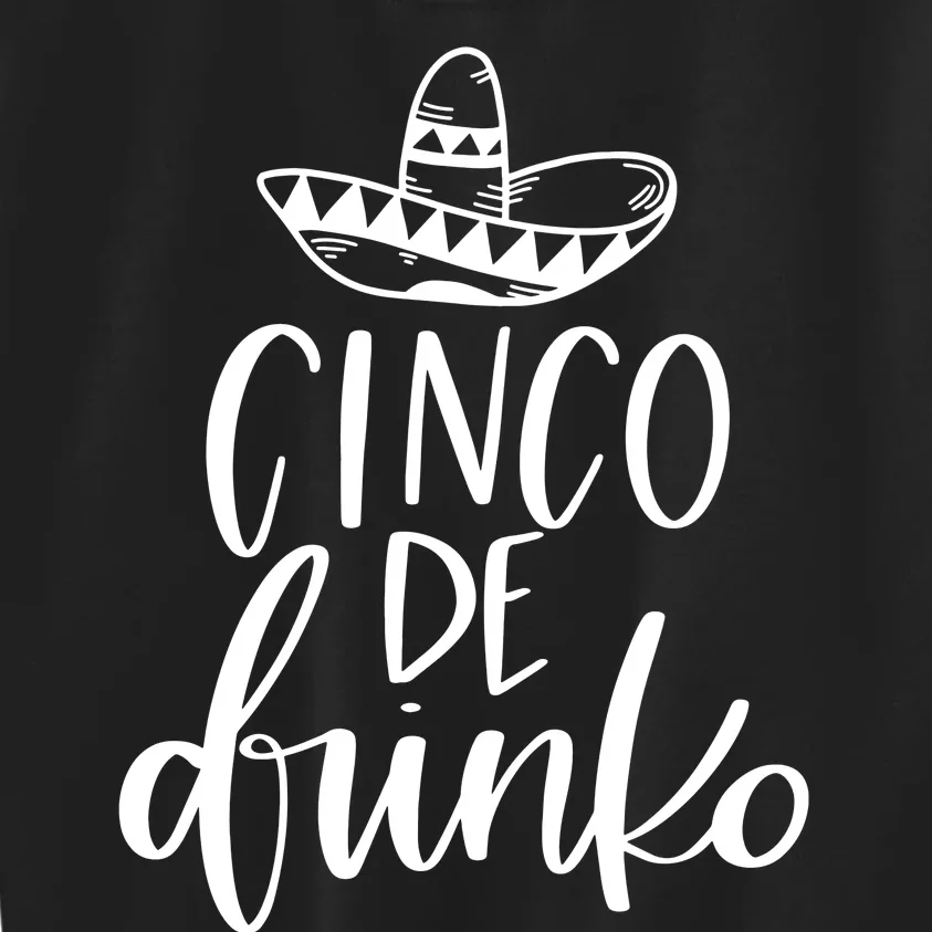 Cinco De Drinko Kids Sweatshirt