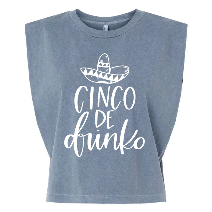 Cinco De Drinko Garment-Dyed Women's Muscle Tee