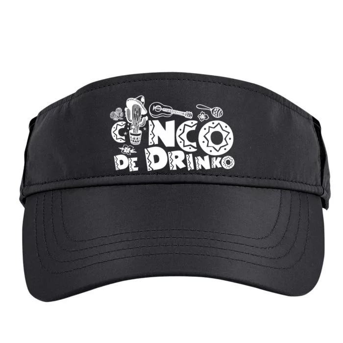 Cinco De Drinko Light Adult Drive Performance Visor