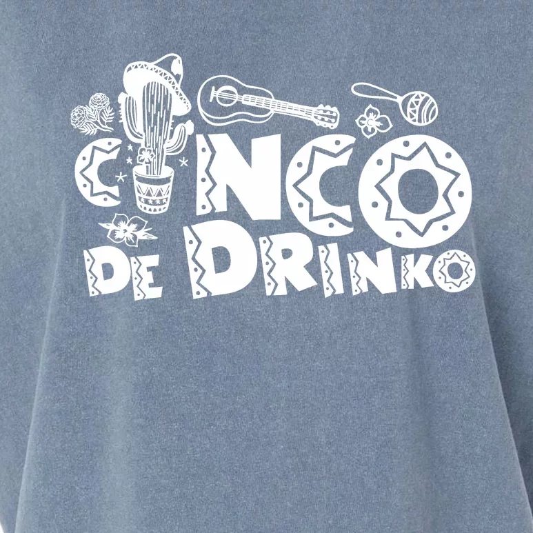 Cinco De Drinko Light Garment-Dyed Women's Muscle Tee