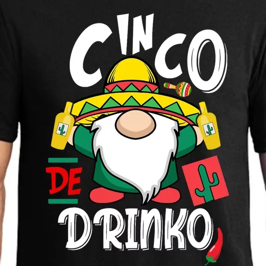 Cinco De Drinko Gnome Pajama Set