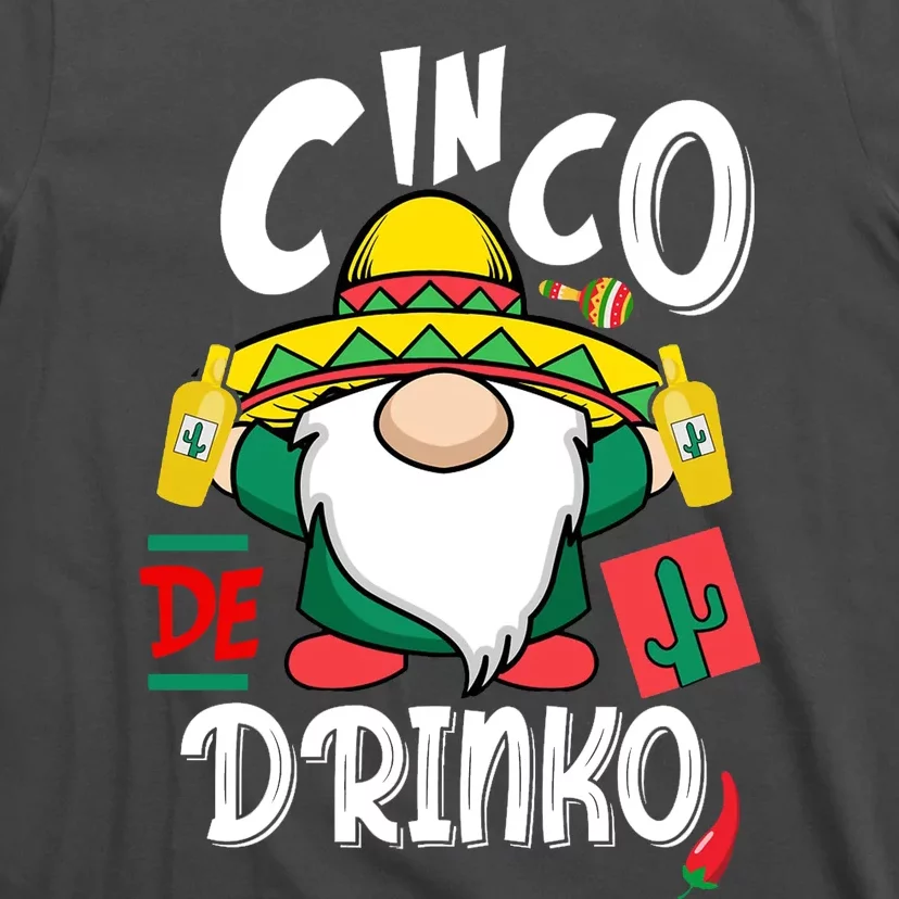 Cinco De Drinko Gnome T-Shirt