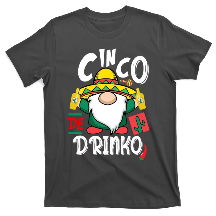 Cinco De Drinko Gnome T-Shirt