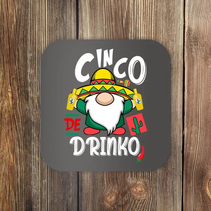 Cinco De Drinko Gnome Coaster