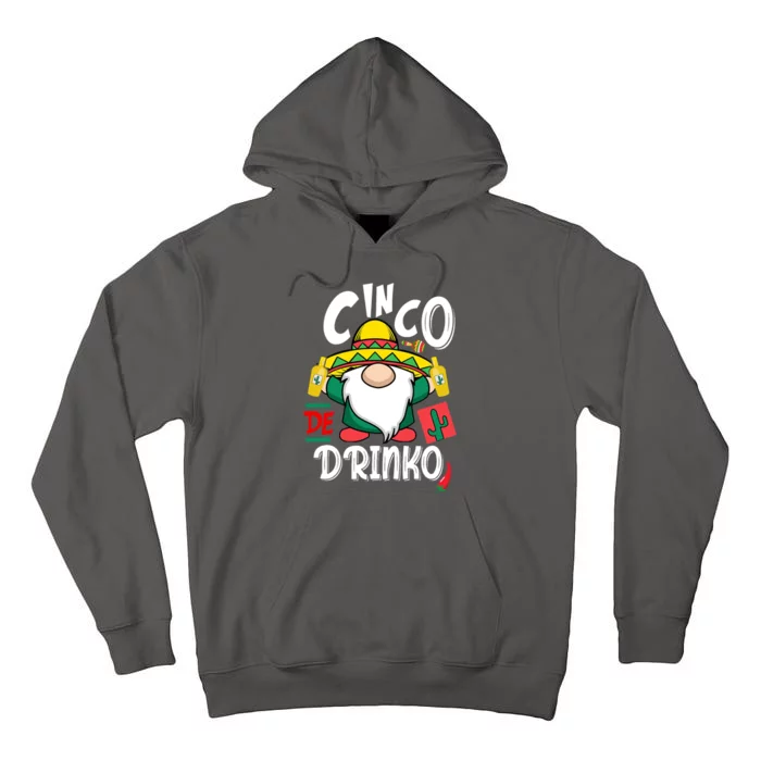 Cinco De Drinko Gnome Tall Hoodie