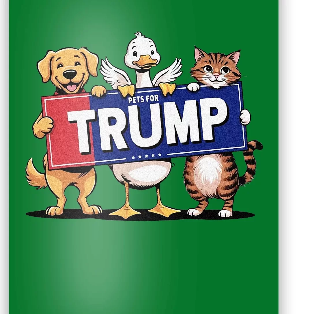 Cat Duck Dog Pets For Trump Gift Poster