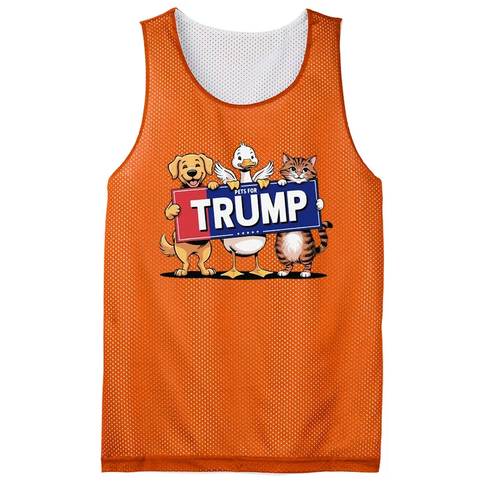 Cat Duck Dog Pets For Trump Gift Mesh Reversible Basketball Jersey Tank