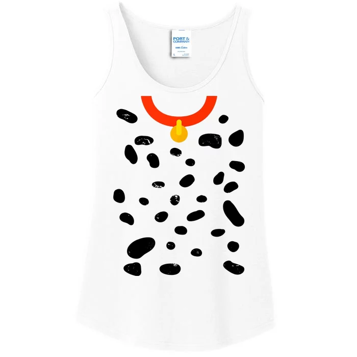 Cute Dalmatian Dog Costume Ladies Essential Tank