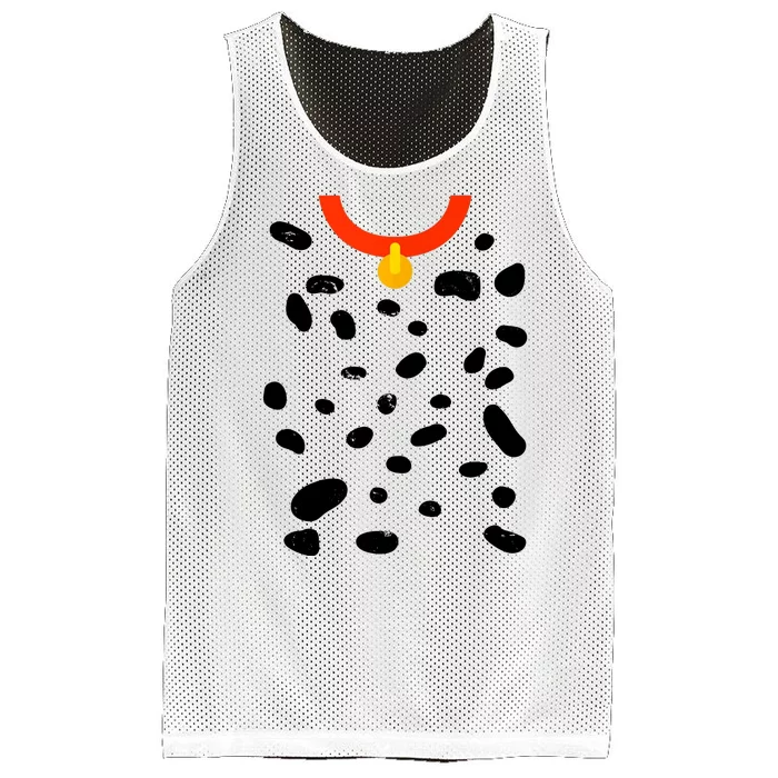 Cute Dalmatian Dog Costume Mesh Reversible Basketball Jersey Tank