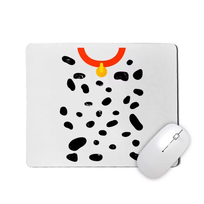 Cute Dalmatian Dog Costume Mousepad