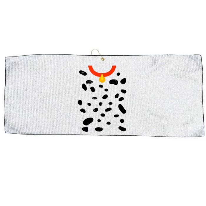 Cute Dalmatian Dog Costume Large Microfiber Waffle Golf Towel