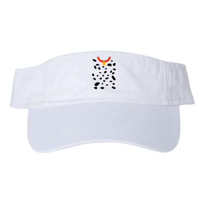 Cute Dalmatian Dog Costume Valucap Bio-Washed Visor