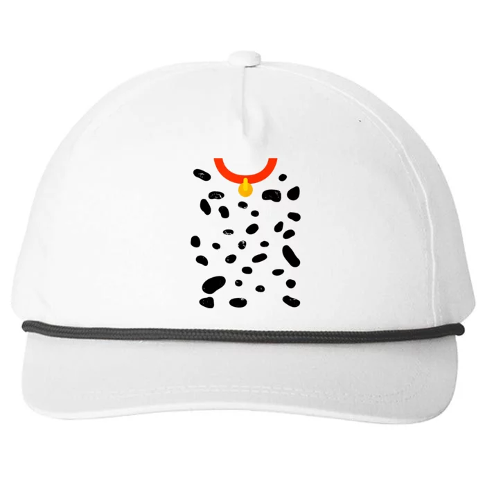 Cute Dalmatian Dog Costume Snapback Five-Panel Rope Hat