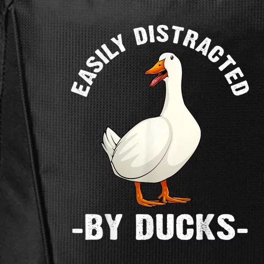 Cute Duck Design Aquatic Bird Duck Lovers City Backpack