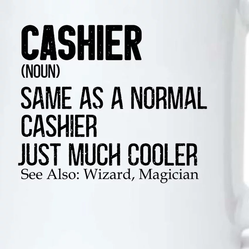 Cashier Definition Design For Banking Clerk Cashier Gift Black Color Changing Mug