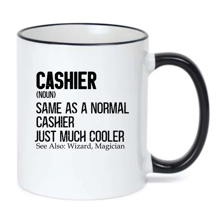 Cashier Definition Design For Banking Clerk Cashier Gift Black Color Changing Mug