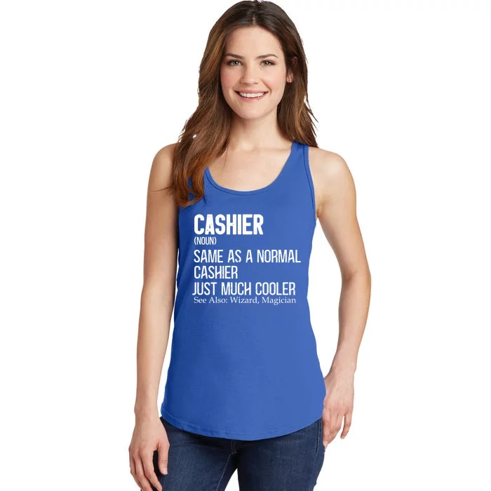 Cashier Definition Design For Banking Clerk Cashier Gift Ladies Essential Tank