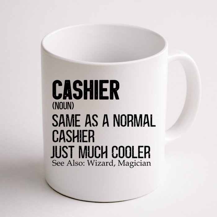 Cashier Definition Design For Banking Clerk Cashier Gift Front & Back Coffee Mug