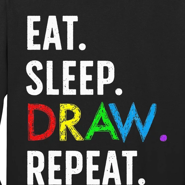 Cute Drawing Design For Sketch Artist Drawing Long Sleeve Shirt