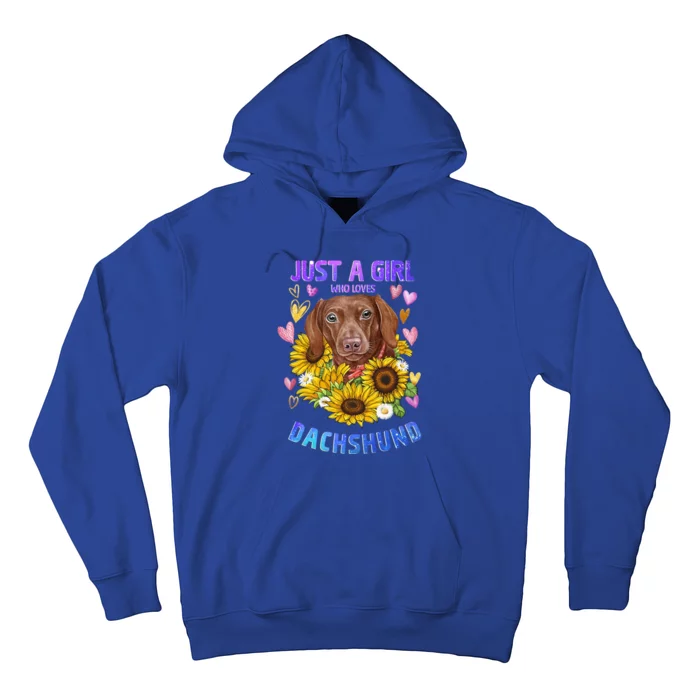 Cute Dachshund Dog Loving Puppy Lover Gift Hoodie