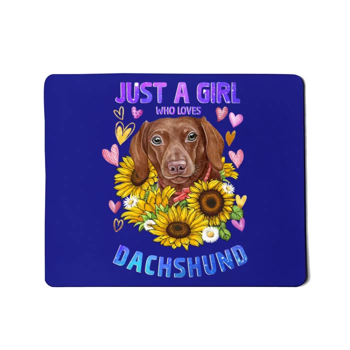 Cute Dachshund Dog Loving Puppy Lover Gift Mousepad