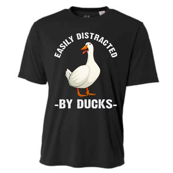 Cute Duck Design For Aquatic Bird Duck Lovers Cooling Performance Crew T-Shirt