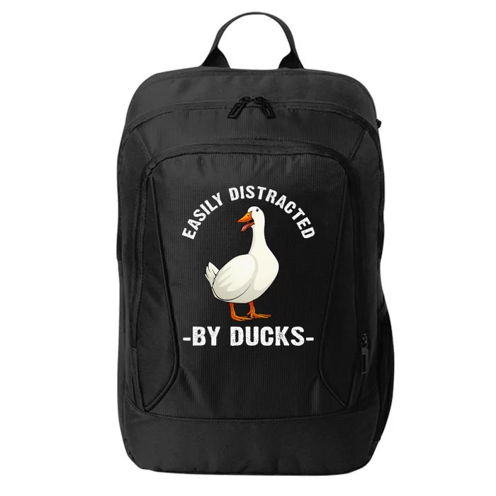 Cute Duck Design For Aquatic Bird Duck Lovers City Backpack