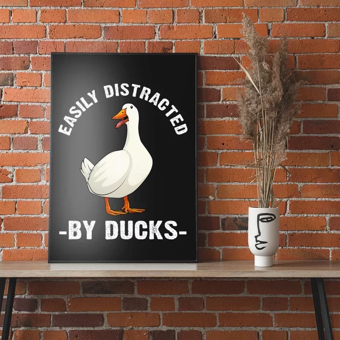 Cute Duck Design For Aquatic Bird Duck Lovers Poster