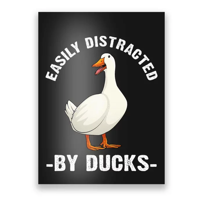 Cute Duck Design For Aquatic Bird Duck Lovers Poster