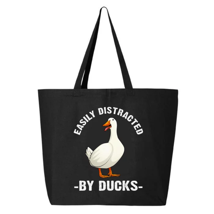 Cute Duck Design For Aquatic Bird Duck Lovers 25L Jumbo Tote