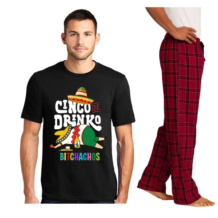 Cinco De Drinko Bitchachos Funny Cinco De Mayo Drinking Pajama Set