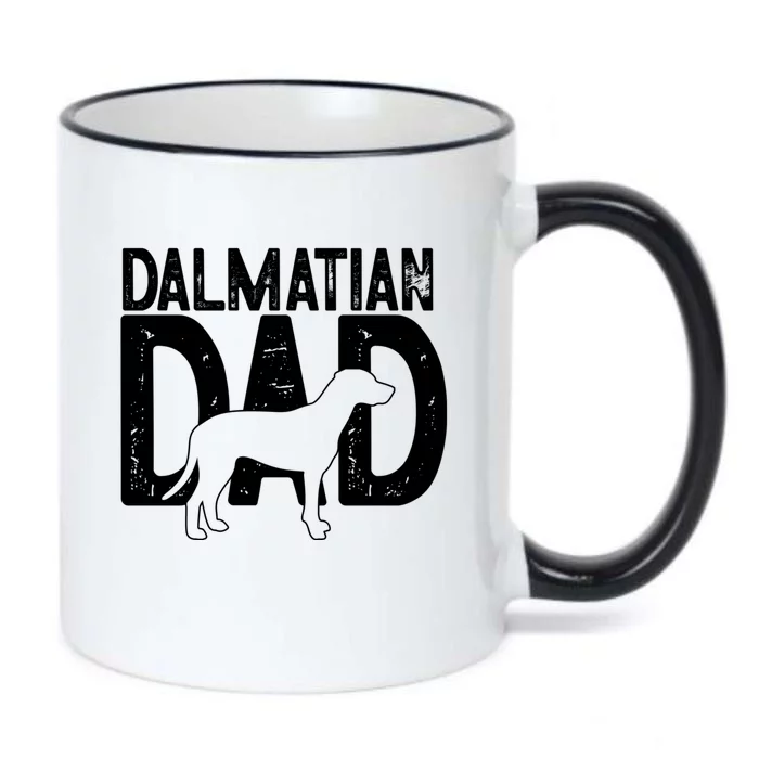 Cute Dalmatian Dog Dad Puppy Lover Father Cool Gift Black Color Changing Mug