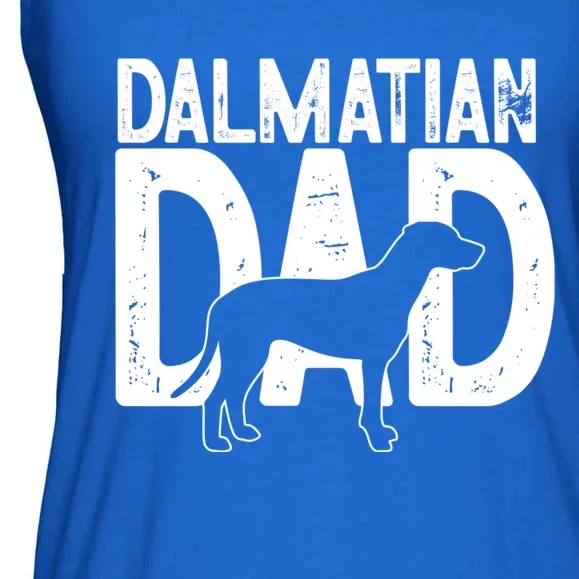 Cute Dalmatian Dog Dad Puppy Lover Father Cool Gift Ladies Essential Flowy Tank