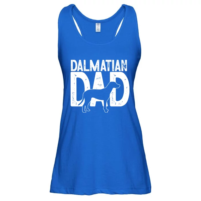 Cute Dalmatian Dog Dad Puppy Lover Father Cool Gift Ladies Essential Flowy Tank