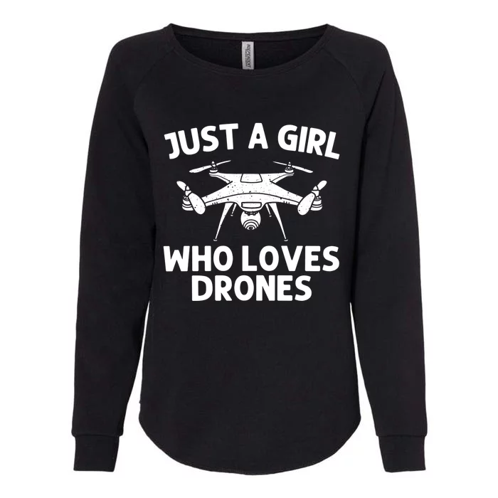 Cool Drone Drone Pilot Fpv Aerial Rc Racing Cute Gift Womens California Wash Sweatshirt