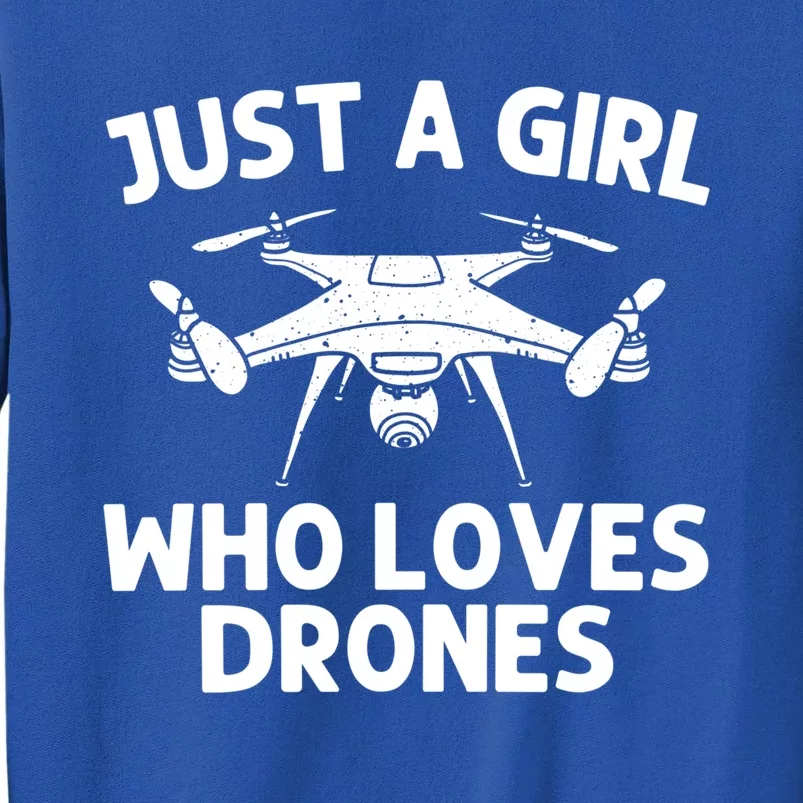 Cool Drone Drone Pilot Fpv Aerial Rc Racing Cute Gift Tall Sweatshirt