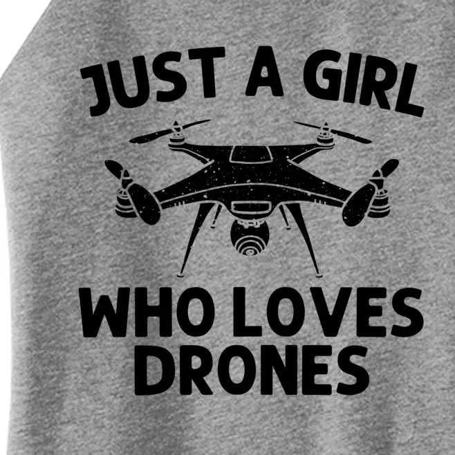 Cool Drone Drone Pilot Fpv Aerial Rc Racing Cute Gift Women’s Perfect Tri Rocker Tank