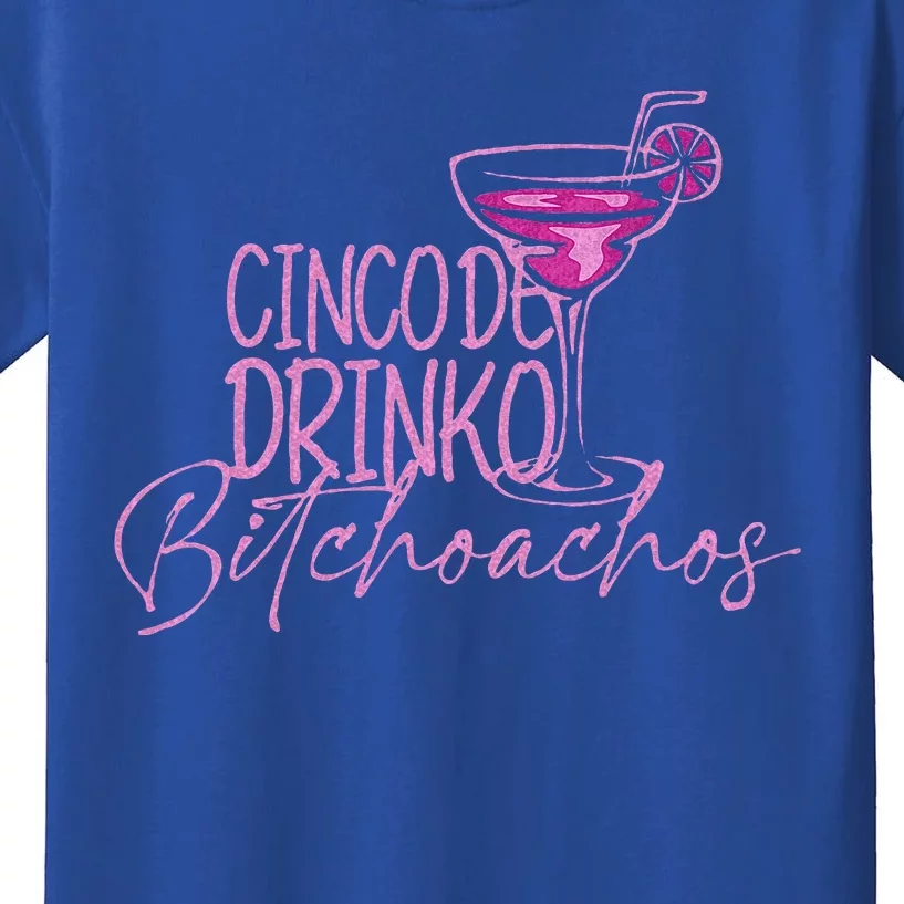 Cinco De Drinko Bitchachos Kids T-Shirt