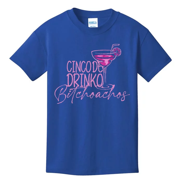 Cinco De Drinko Bitchachos Kids T-Shirt