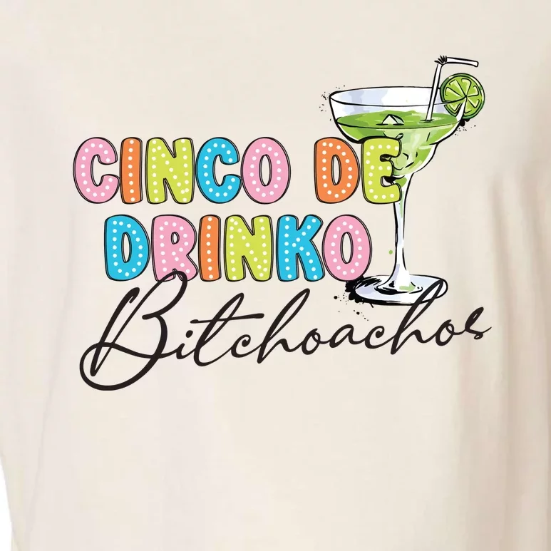 Cinco De Drinko Funny Cinco De Mayo Drinking Garment-Dyed Women's Muscle Tee