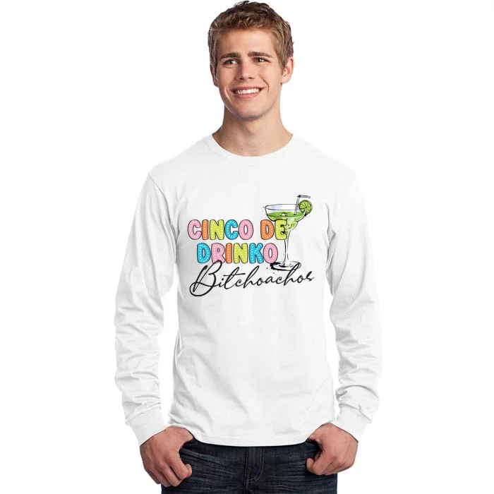 Cinco De Drinko Funny Cinco De Mayo Drinking Tall Long Sleeve T-Shirt