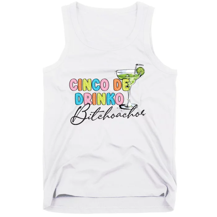 Cinco De Drinko Funny Cinco De Mayo Drinking Tank Top